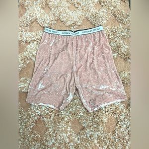 Victoria’s Secret Velvet Biker Short.